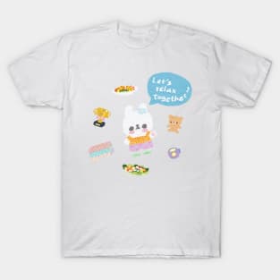 Kira-chan the Relaxing bunny's Favourite Things T-Shirt